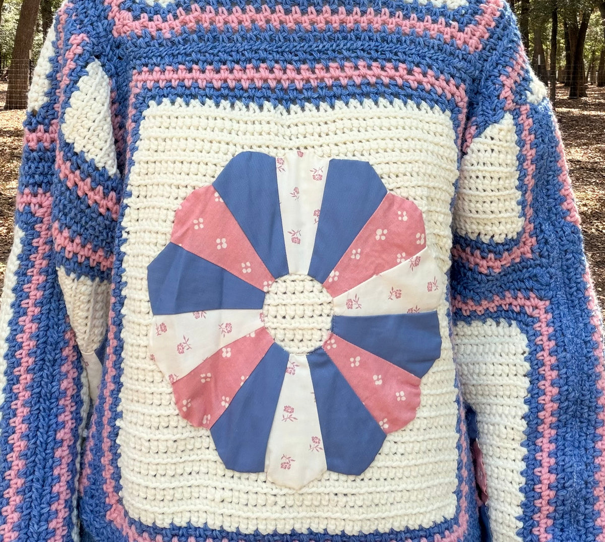 Hand knitted Dresden Hoodie size Medium