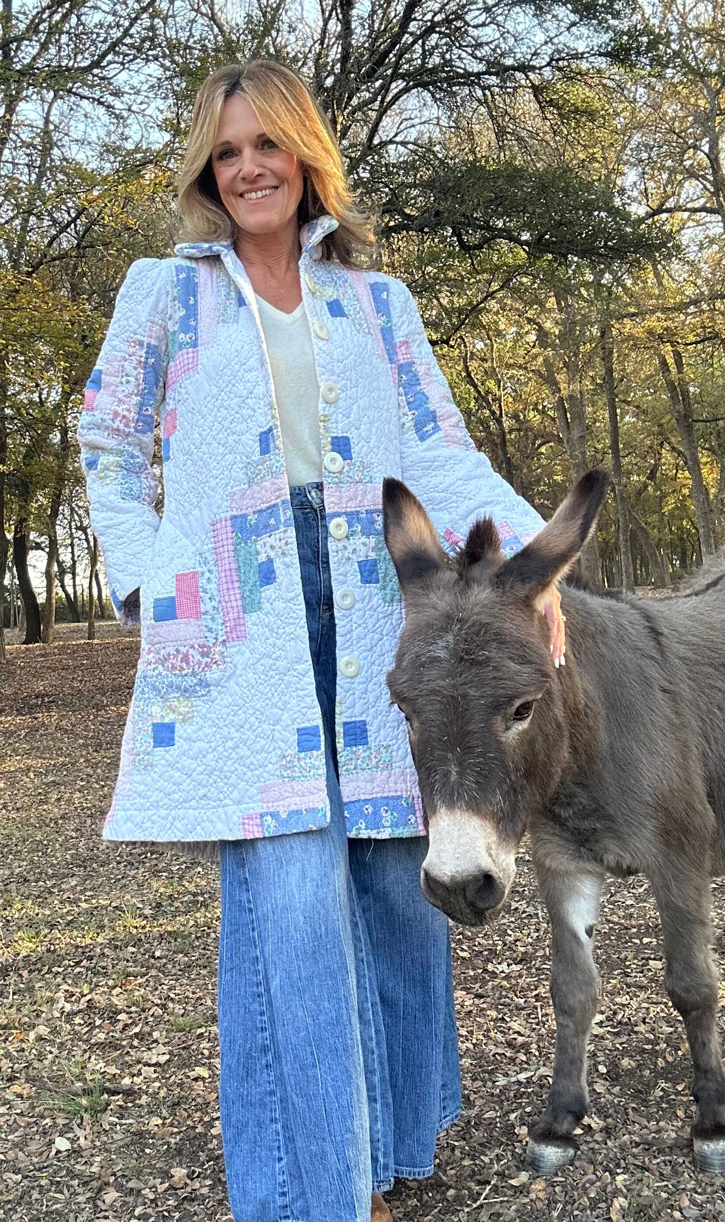 Audrey mid length size Small