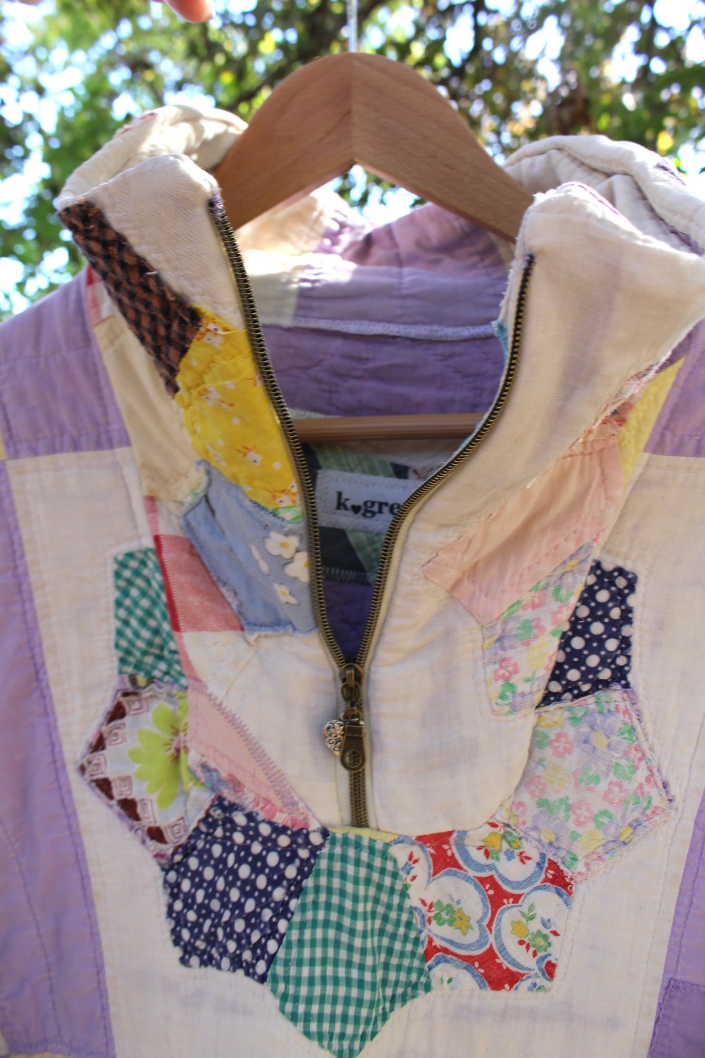 Dresden quilt Pullover