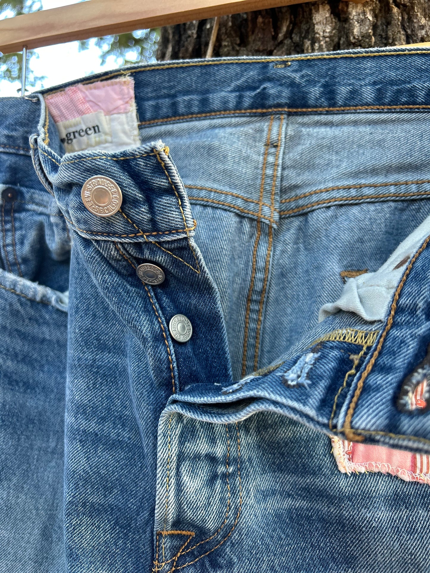 Patchwork 501 Levis size 32