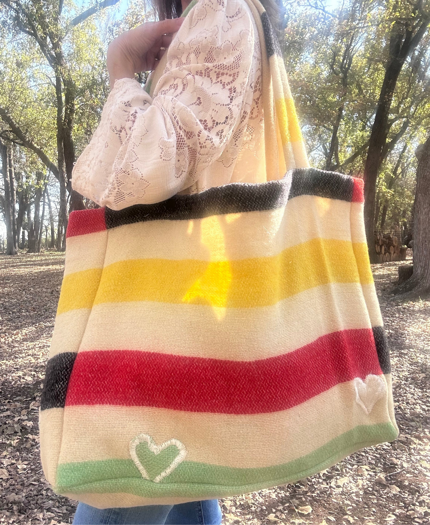 Hudson Bay Wool Tote Bag