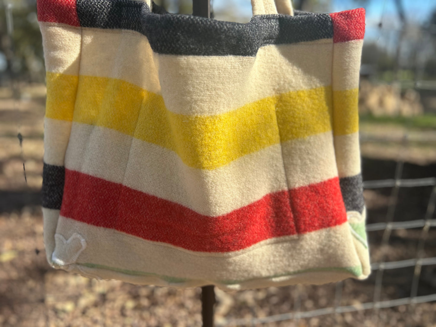 Hudson Bay Wool Tote Bag