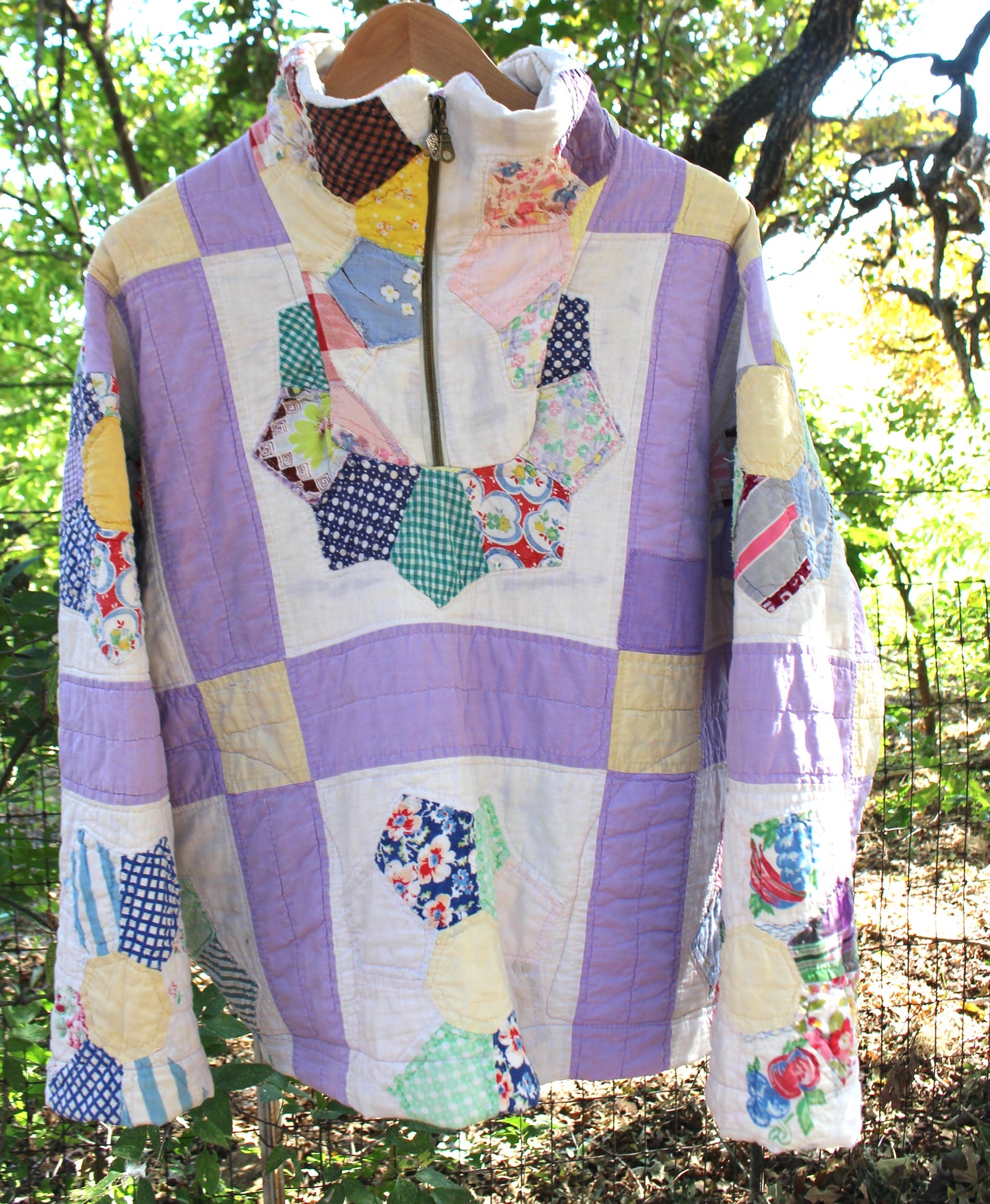 Dresden quilt Pullover