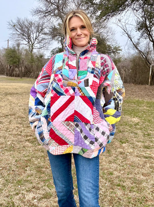 Color Block Pullover