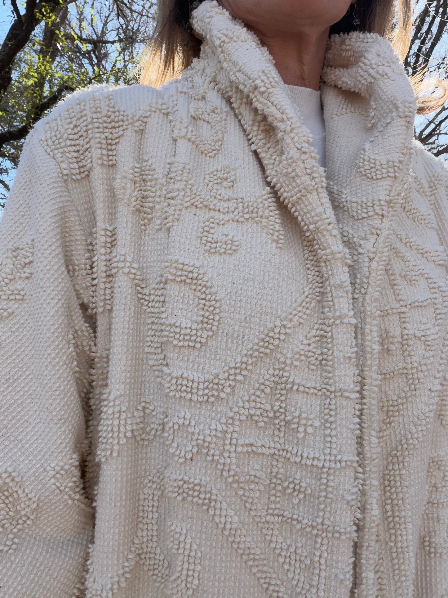 Phoebe French Chenille long Jacket size S/M