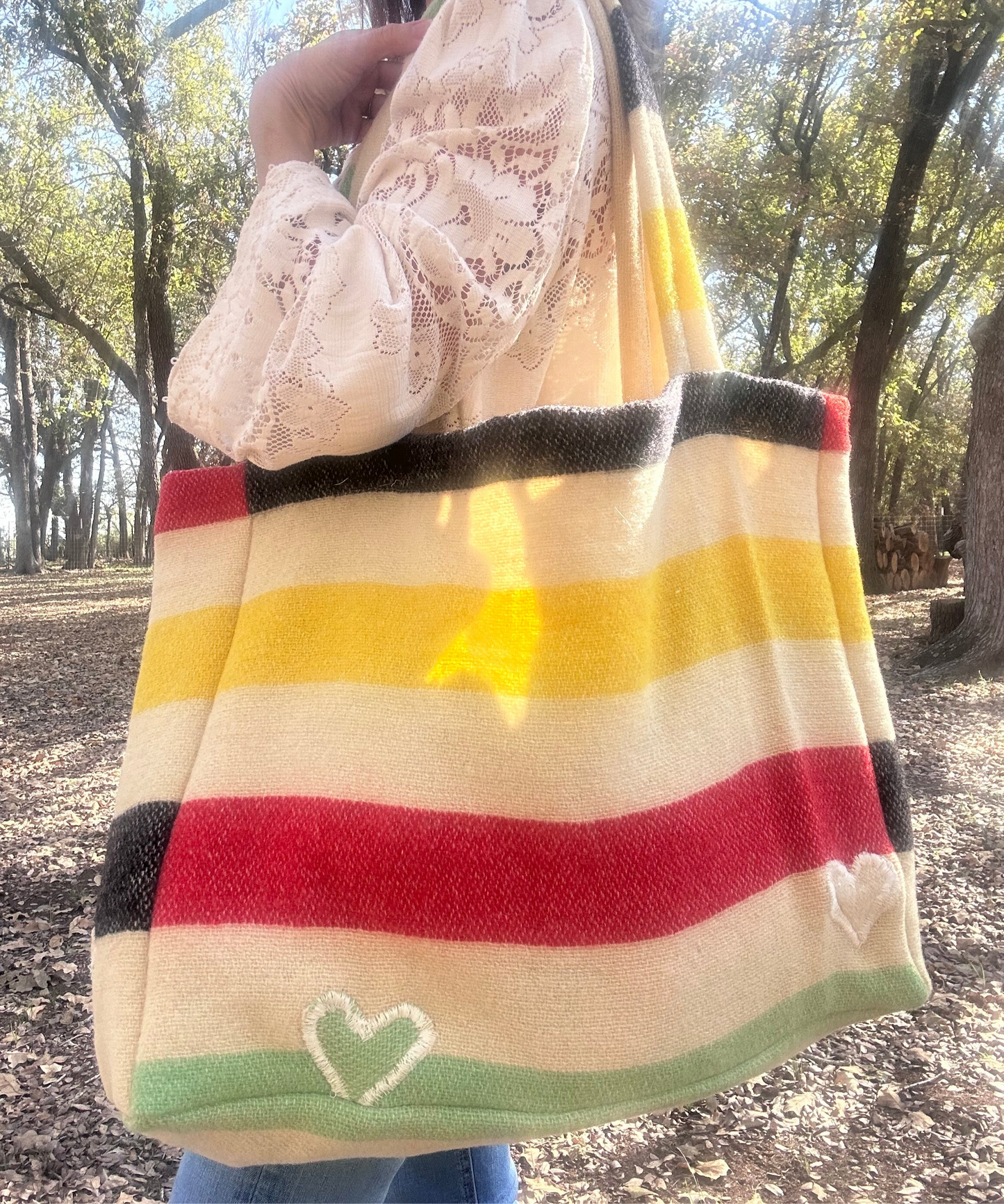 Hudson Bay Wool Tote Bag