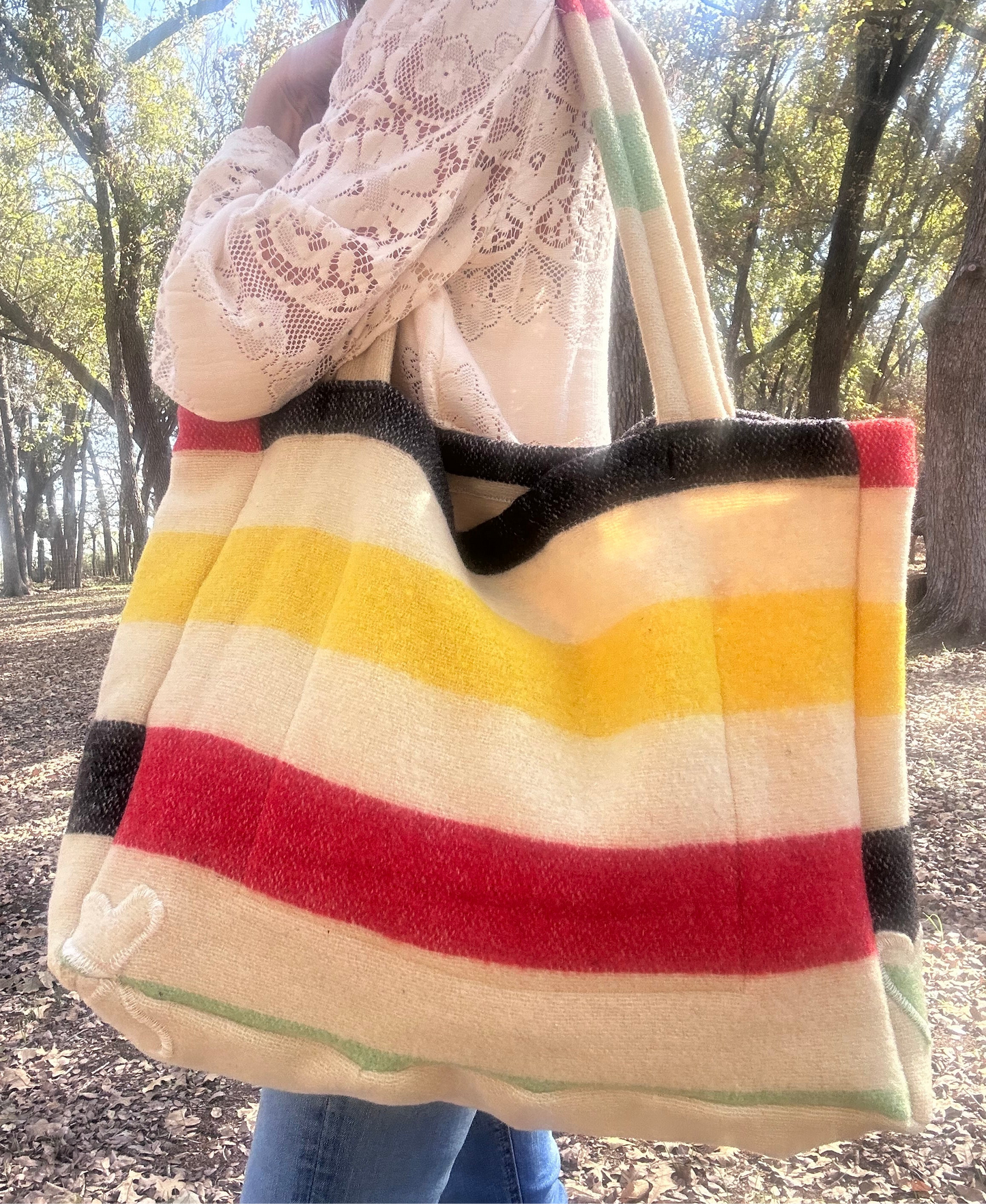Hudson Bay Wool Tote Bag