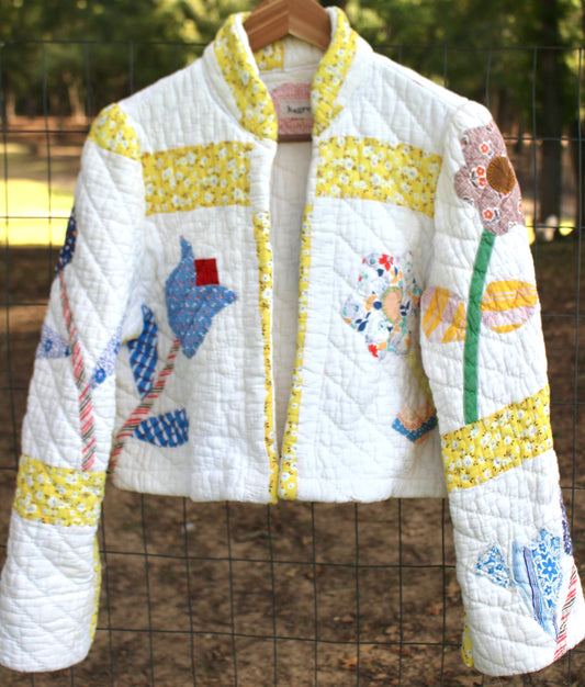 Jones coat “Flowers” size Medium