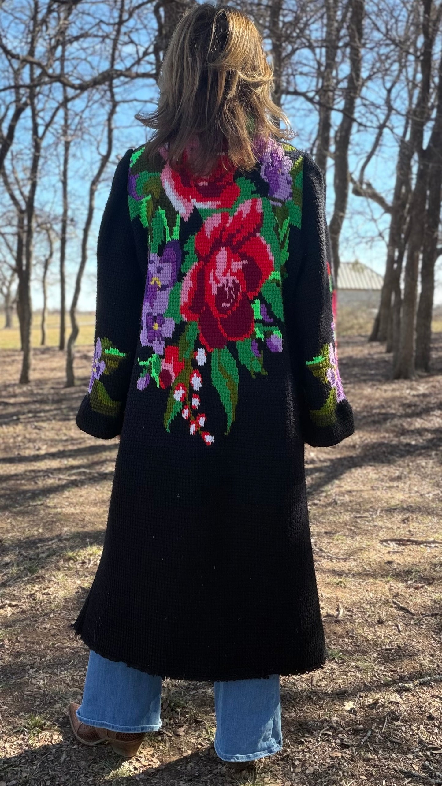 Rose Knitted Sweater S/M