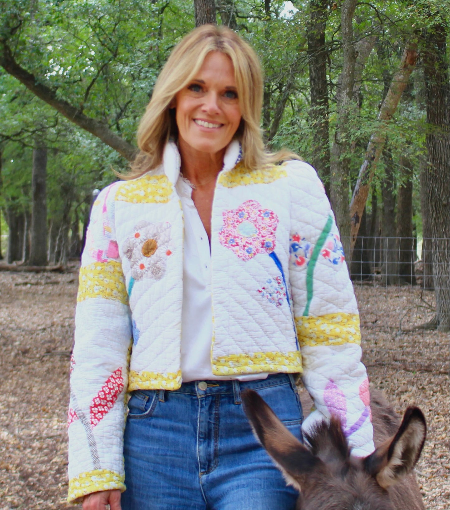 Jones Garden Quilt coat size Small