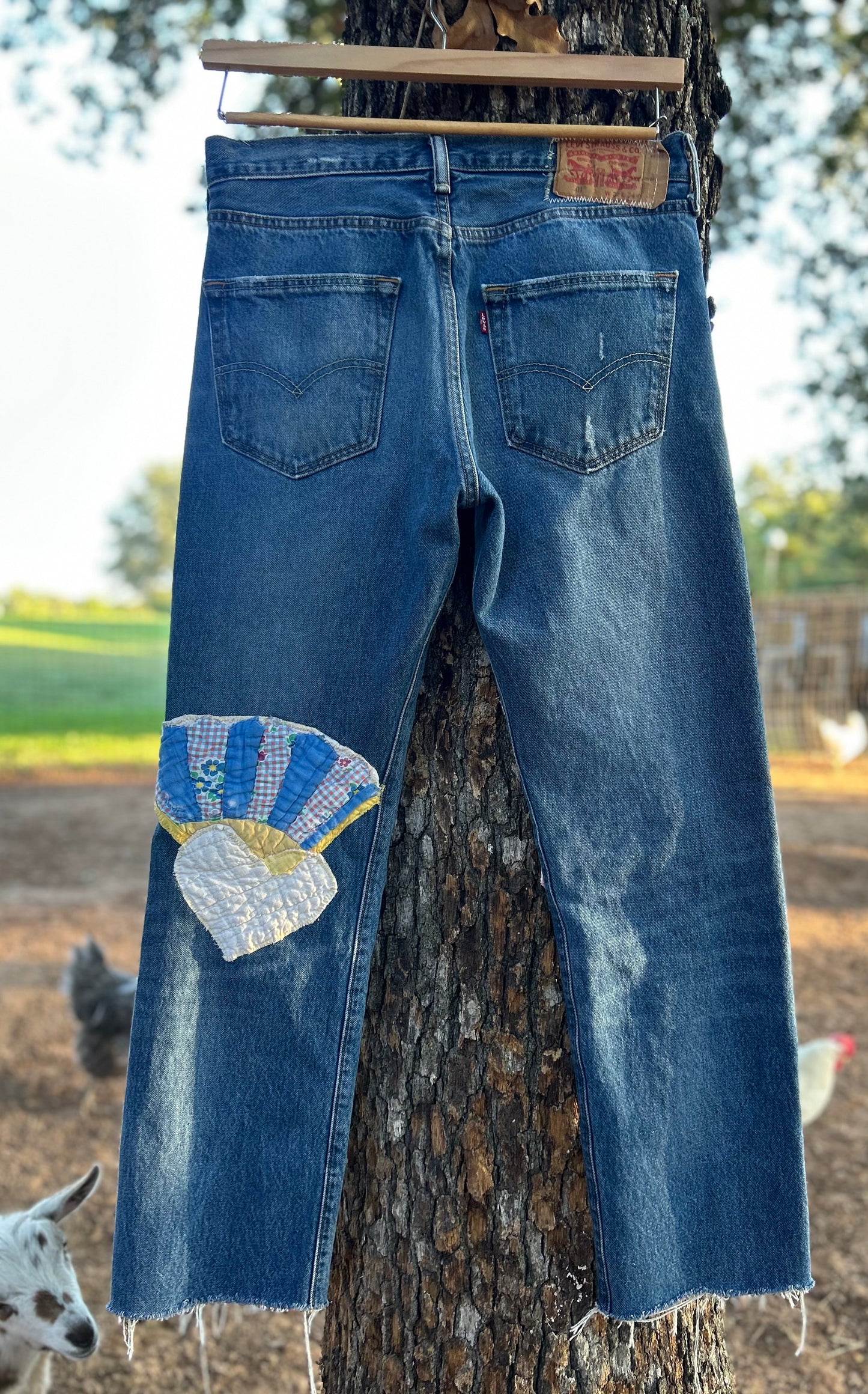 Patchwork 501 Levis size 32