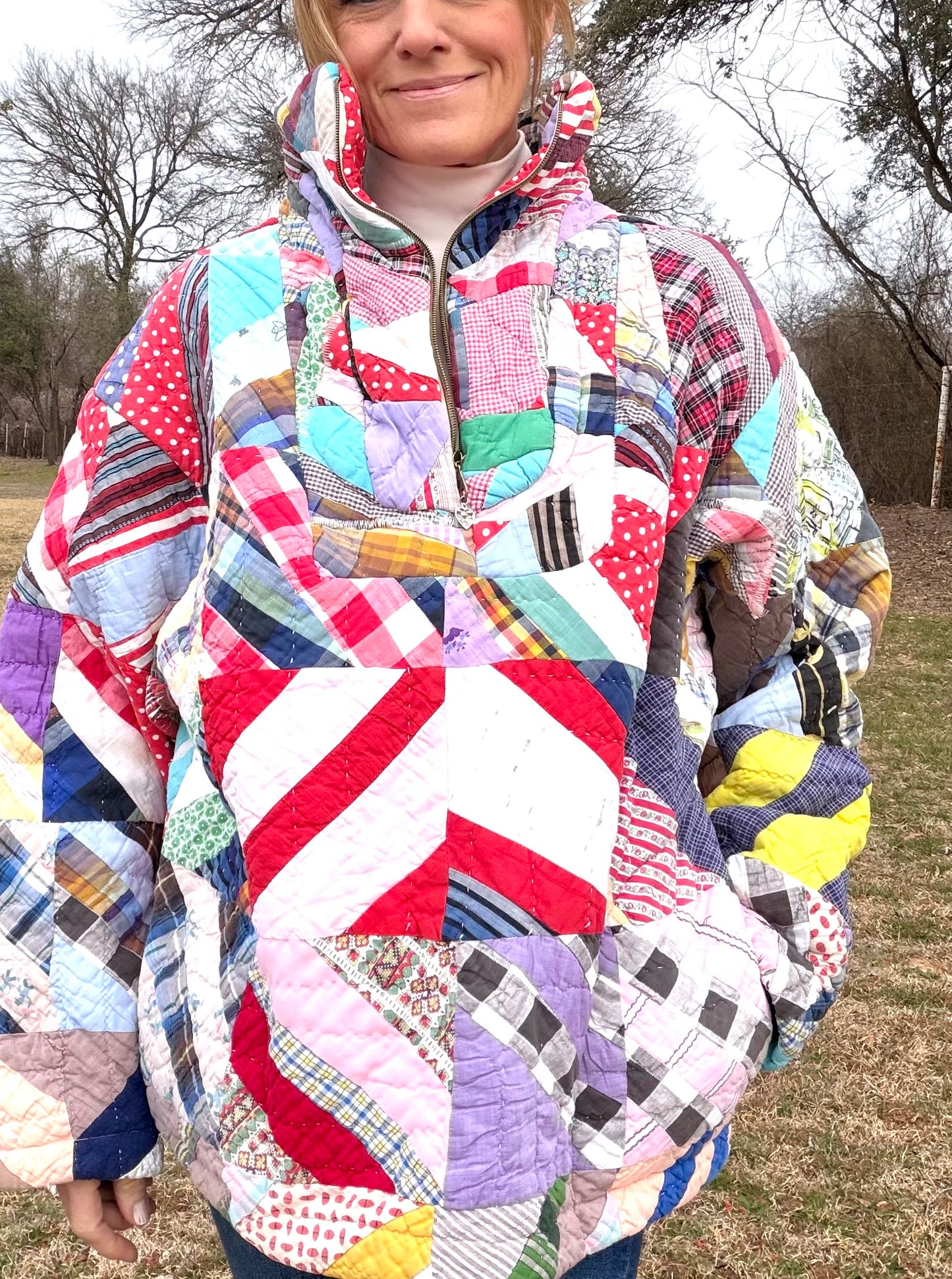 Color Block Pullover