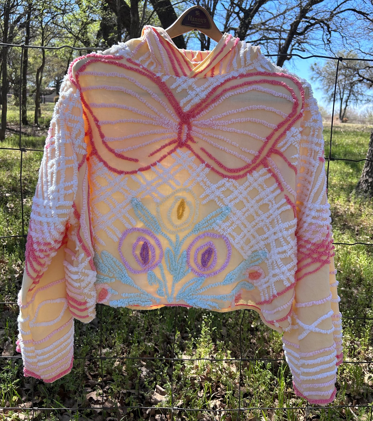 Very Spring Chenille Hoodie Small