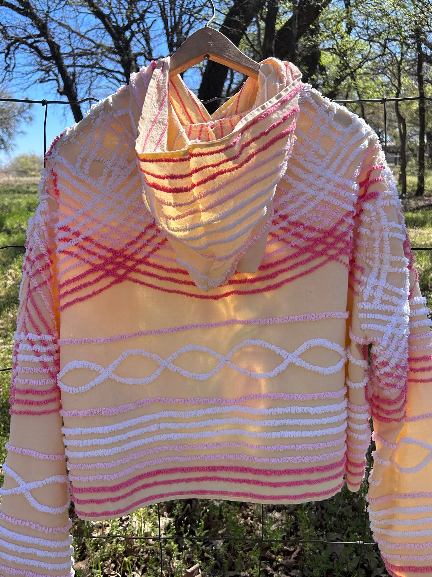 Very Spring Chenille Hoodie Small